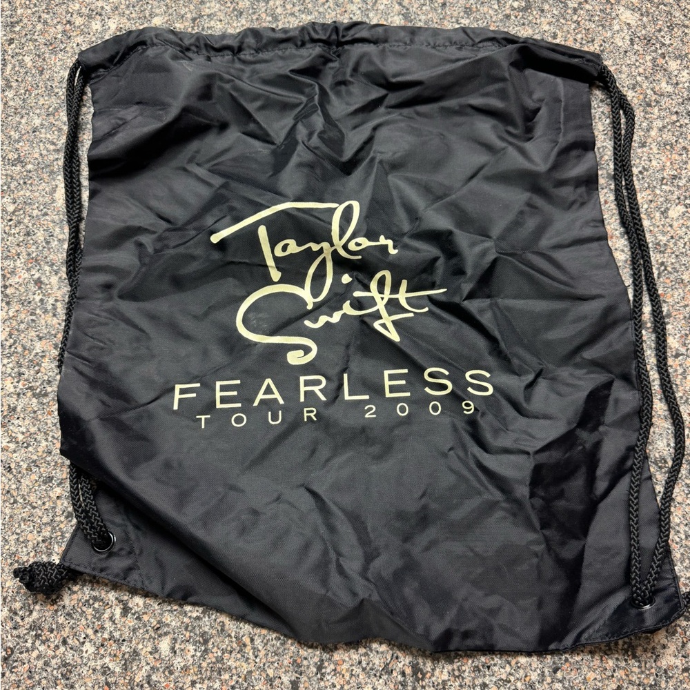 Taylor Swift Fearless Tour Limited Edition 2009 Drawstring Bag